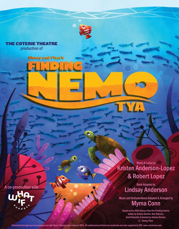 Finding Nemo theatre PROMO movie poster authentic autographed